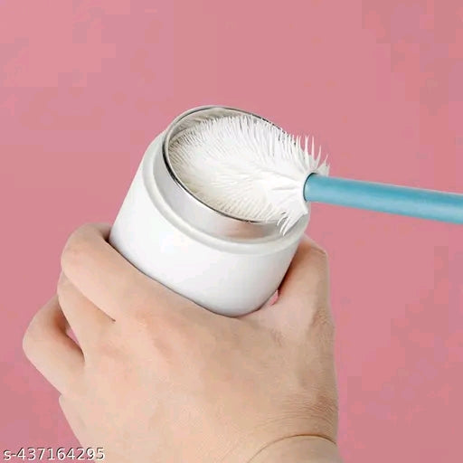 Soft Multifunctional Silicone Bottle Brush - Eco-Friendly Long Handle Cleaning Brush for Bottles & Cups