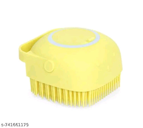 2-in-1 Silicone Shampoo Brush & Dispenser - Scalp Massager with Built-in Liquid Container