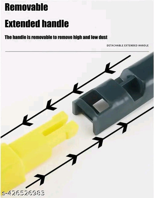 2-in-1 Multifunctional Window Screen Cleaning Brush with Extended Handle - Mesh Cleaner & Wiper