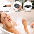 Silicone Body Scrubber Bath Brush - Exfoliating Body Brush with Ergonomic No-Slip Handle for Men & Women