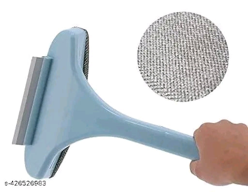 2-in-1 Multifunctional Window Screen Cleaning Brush with Extended Handle - Mesh Cleaner & Wiper