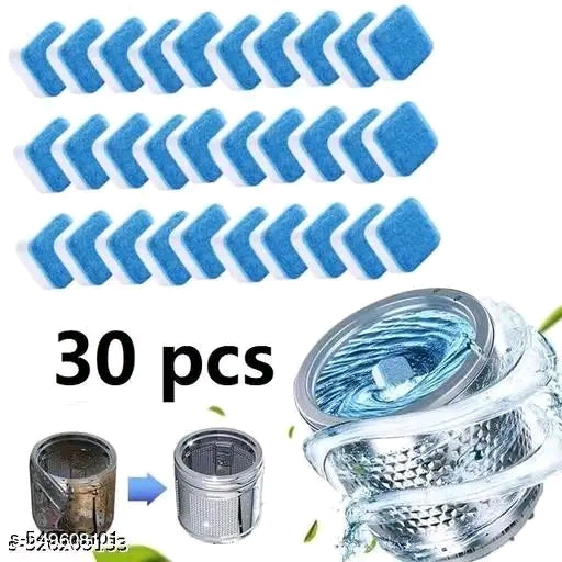 Easy to Use Washing Machine Cleaner | Premium Scale Cleaning Tablet | Washing Machine Drum/Tub Stain Remover | Descaling Effervescent Tables | All Front & Top Load Machine